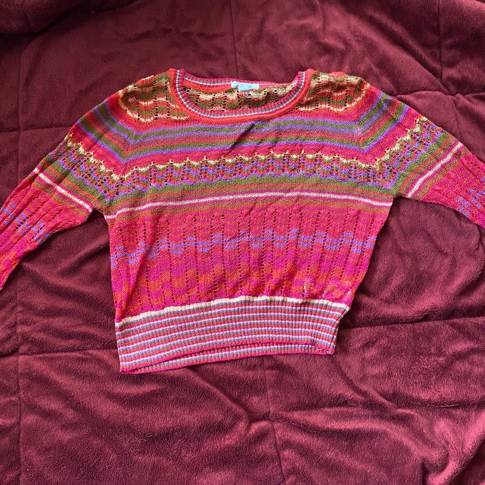 Colorful crop top